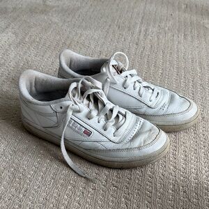 Reebok Classic White Sneakers Size 7